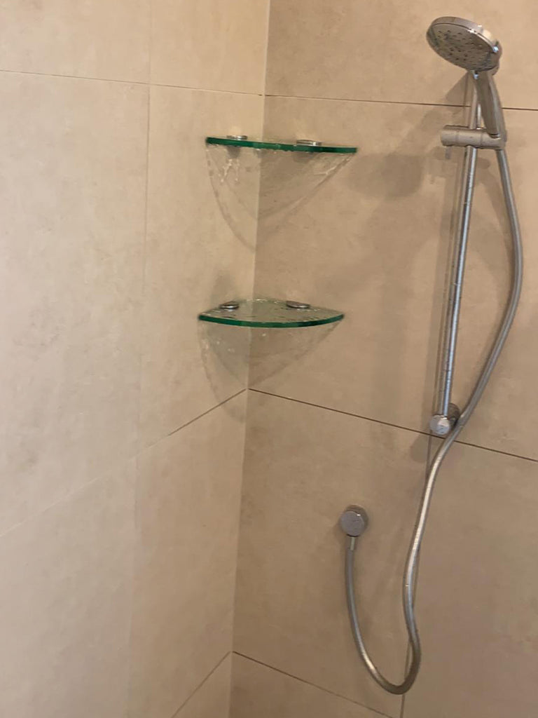 Bathroom Glass Shelves
